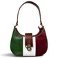 Modarno Borsa Hobo Classica "La Beatrice" in Pelle Vacchetta 25x7x19 cm