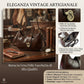 Modarno Borsa Hobo Classica "La Beatrice" in Pelle Vacchetta 25x7x19 cm