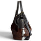 Modarno Borsa Shopper doppio manico XL in pelle e cavallino lussuoso 43x14x23 cm