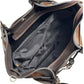 Modarno Borsa Shopper doppio manico XL in pelle e cavallino lussuoso 43x14x23 cm