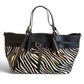 Modarno Borsa Shopper doppio manico XL in pelle e cavallino lussuoso 43x14x23 cm