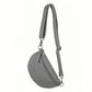 Modarno Unisex Echtleder Umhängetasche und Gürteltasche für Damen und Herren 23x7x12 cm
