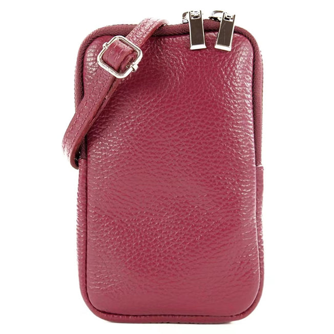 Modarno Small Shoulder Bag for Cellphones for men and women in Genuine Leather 11cm x 2cm x 18cm