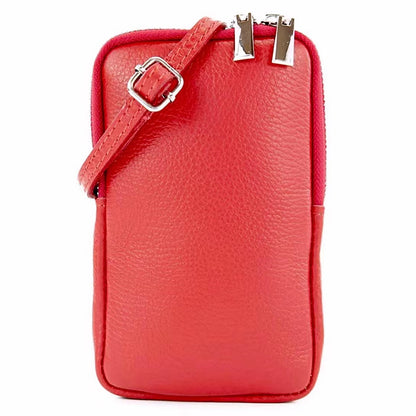 Borsello Uomo Borsa Tracolla In Vera Pelle Miele Tracolla Cuoio Pelle - Foto 9