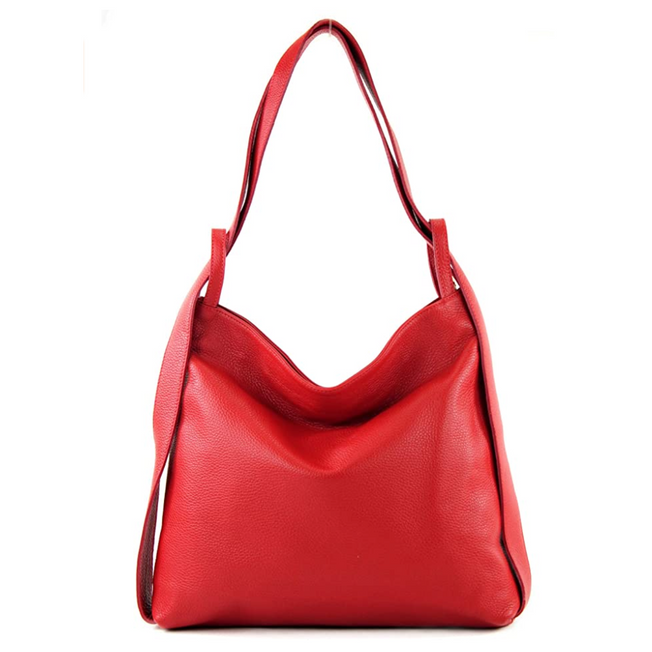 Modarno Shopper Backpack in Genuine Leather for women 2in1