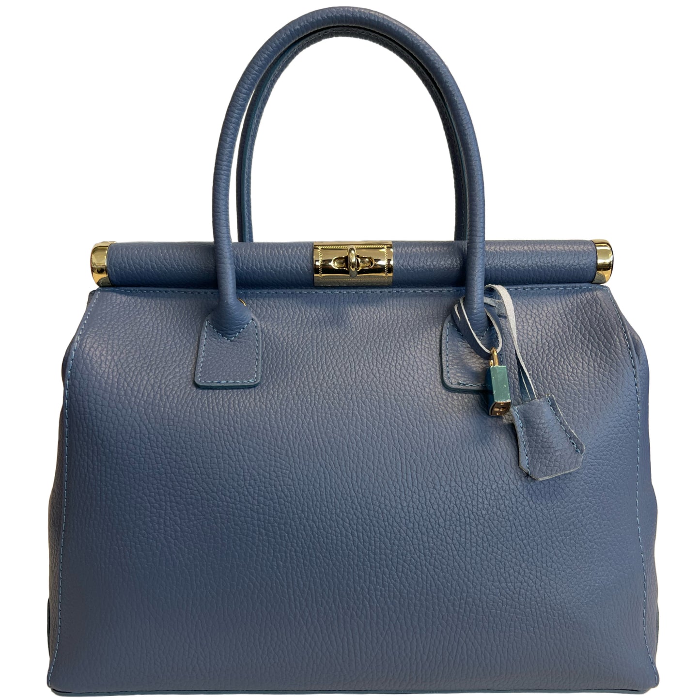 Modarno Handbag Borsa Donna a Mano Pelle con Tracolla Bauletto 35x28x16 cm