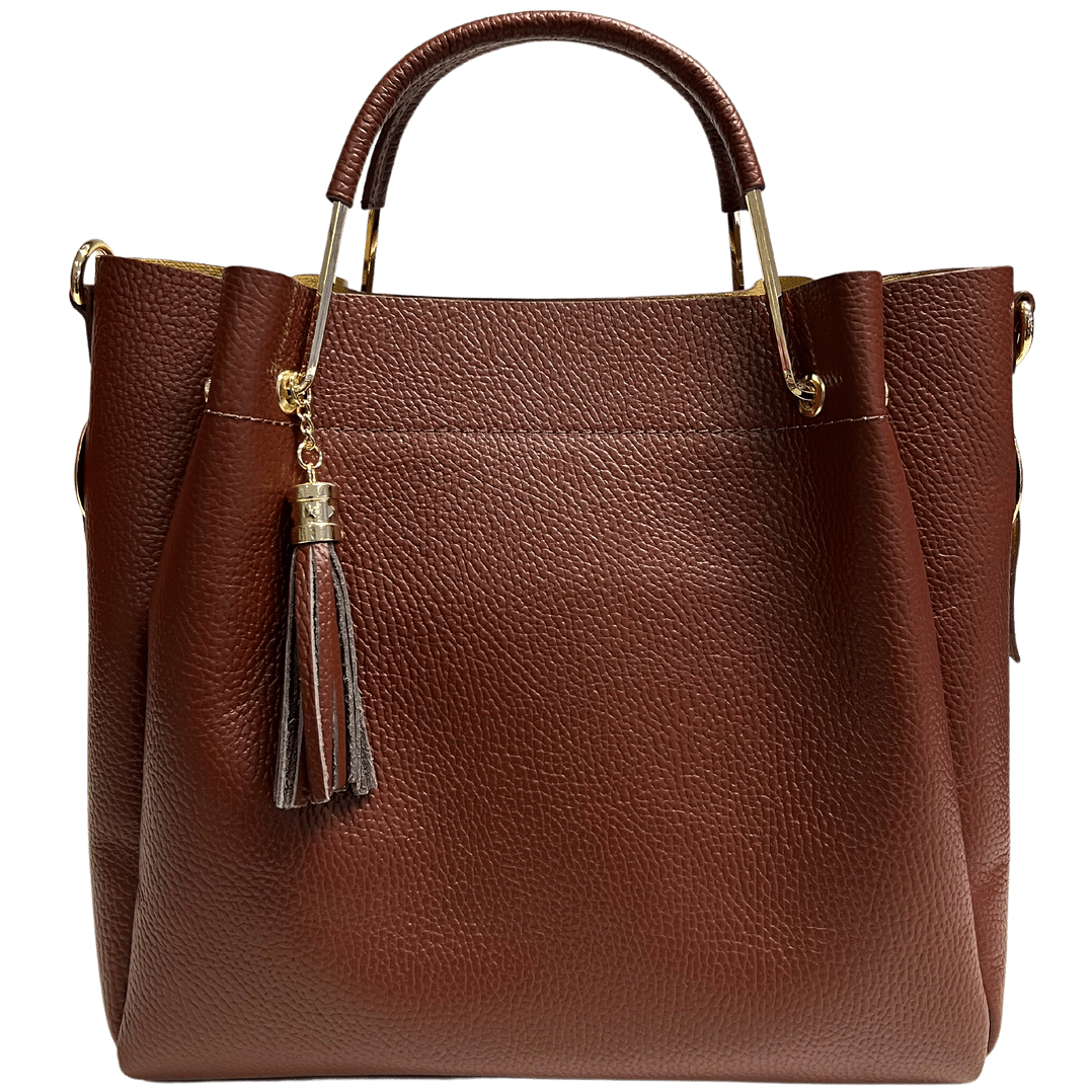 Modarno Bucket Bag für Damen aus echtem Leder + Innentasche Modell Fiona