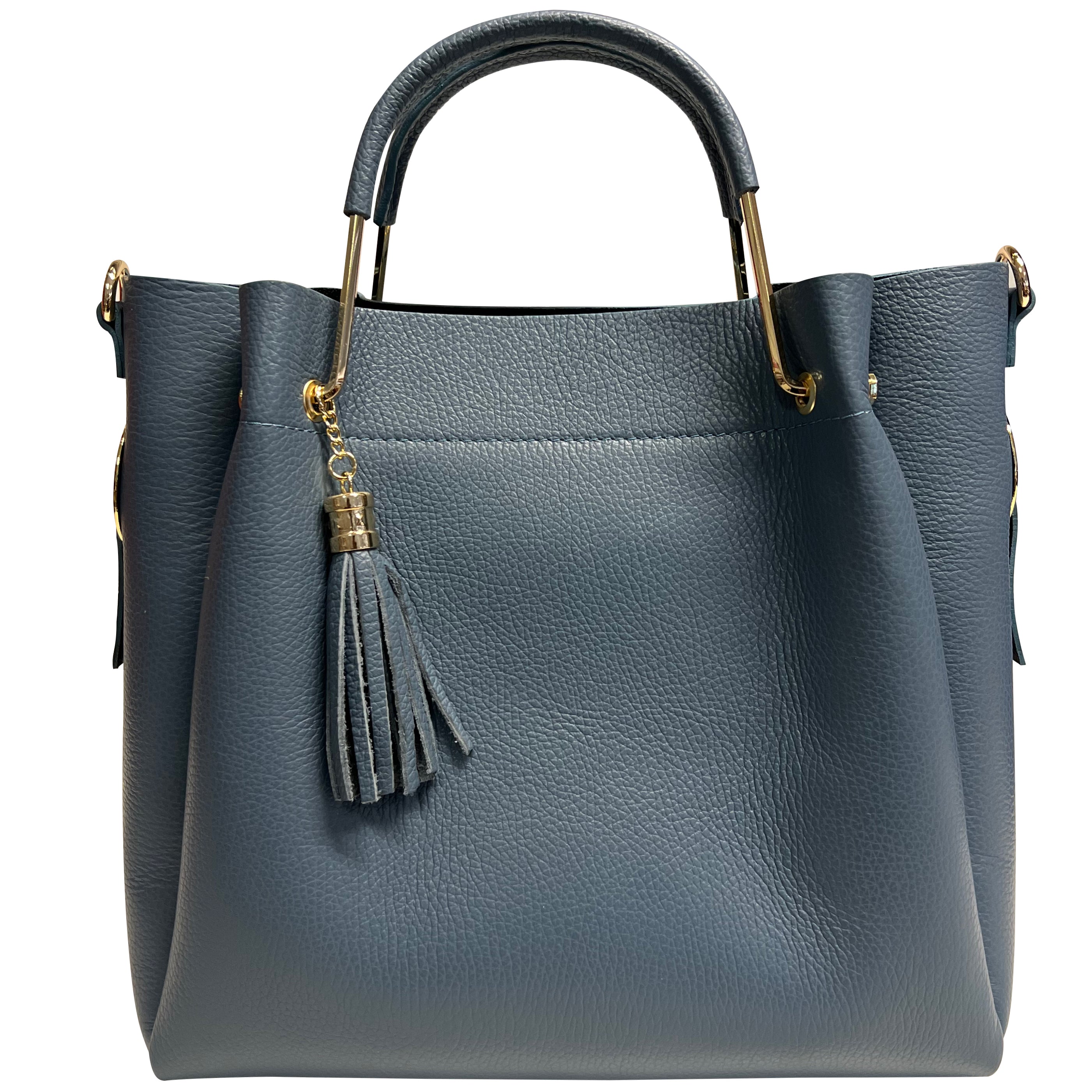 Modarno Woman Bucket Bag in Genuine Leather + Fiona model inner bag