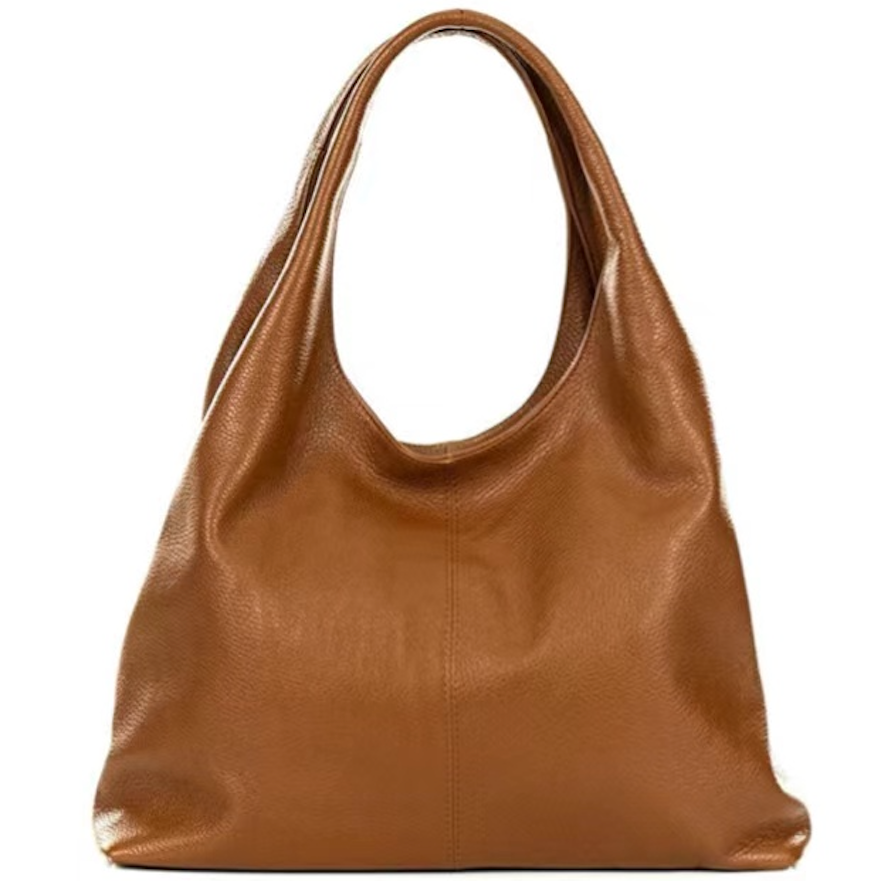 Modarno Leather Bag for Woman | Black | Shoulder Bag | Genuine Leather | Made in Italy | Samona model